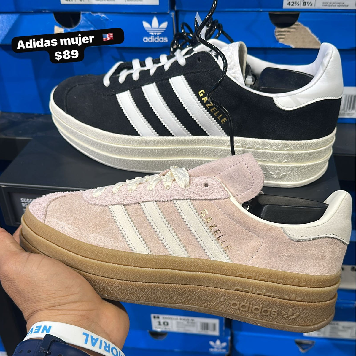 Zapatos Adidas Gazelle para mujer - plataforma