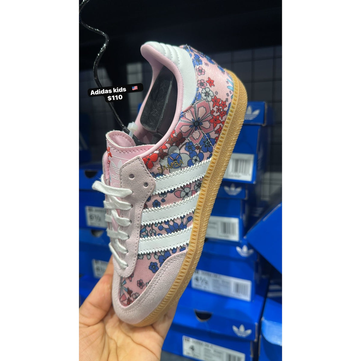 Zapatos Adidas Samba para niños - floral