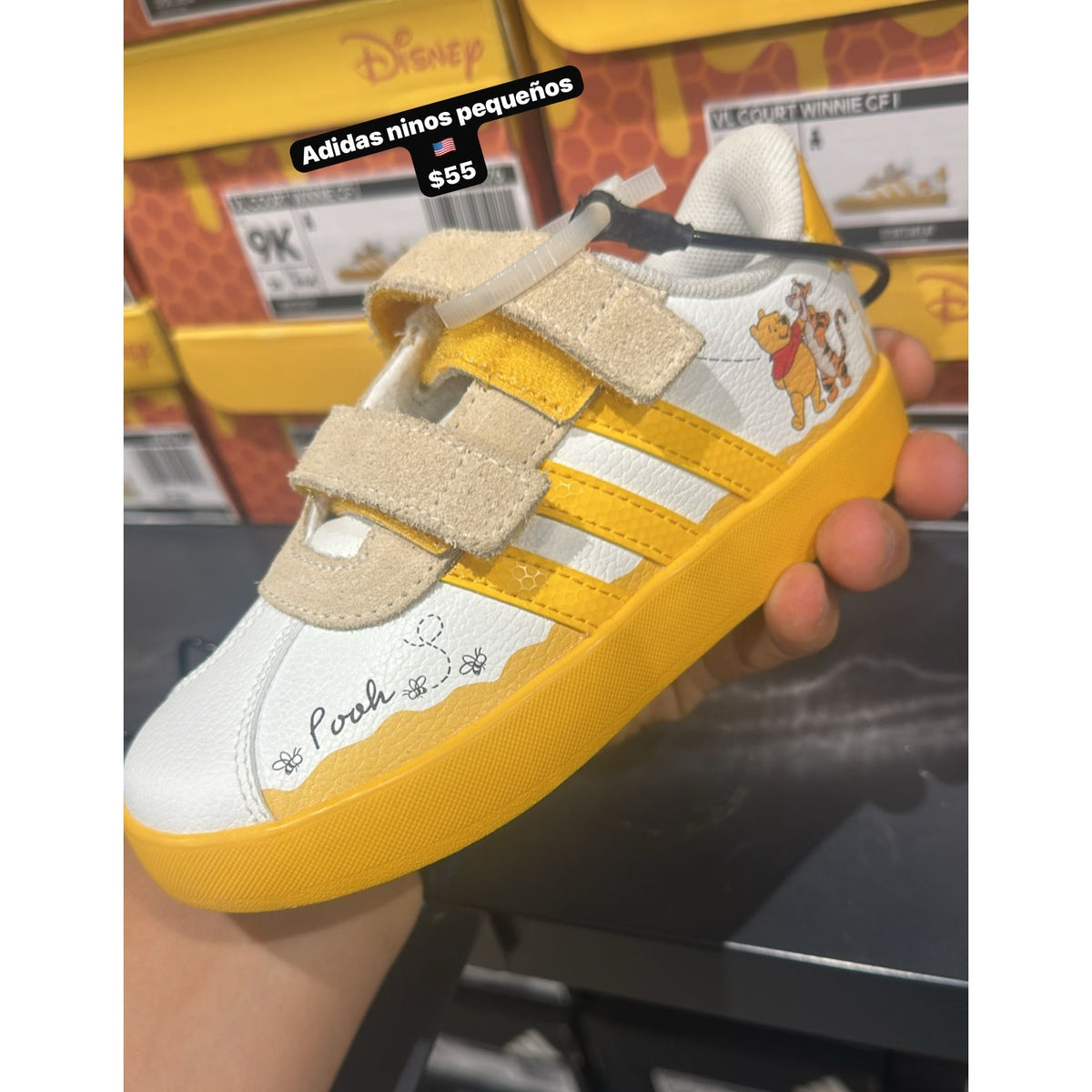 Zapatos Adidas Disney Winnie the Pooh para niños pequeños