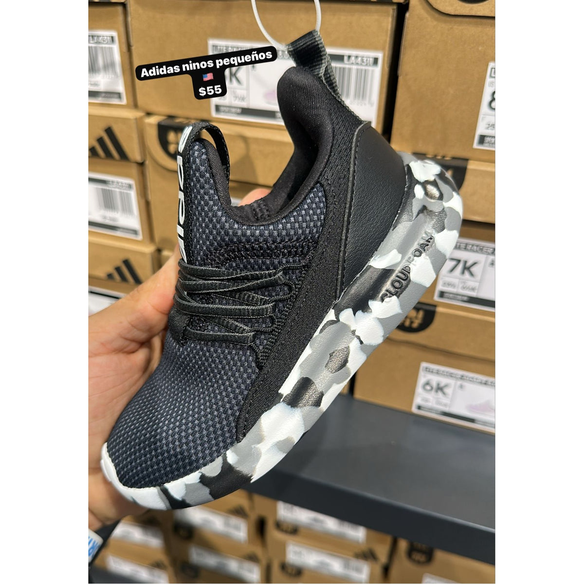 Zapatos Adidas para niños pequeños - modelo 145