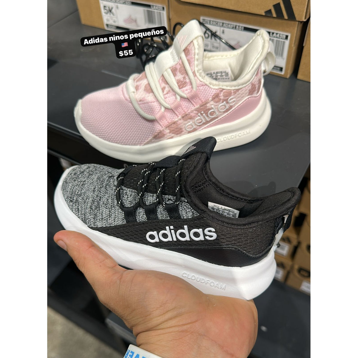 Zapatos Adidas para niños pequeños - modelo 146