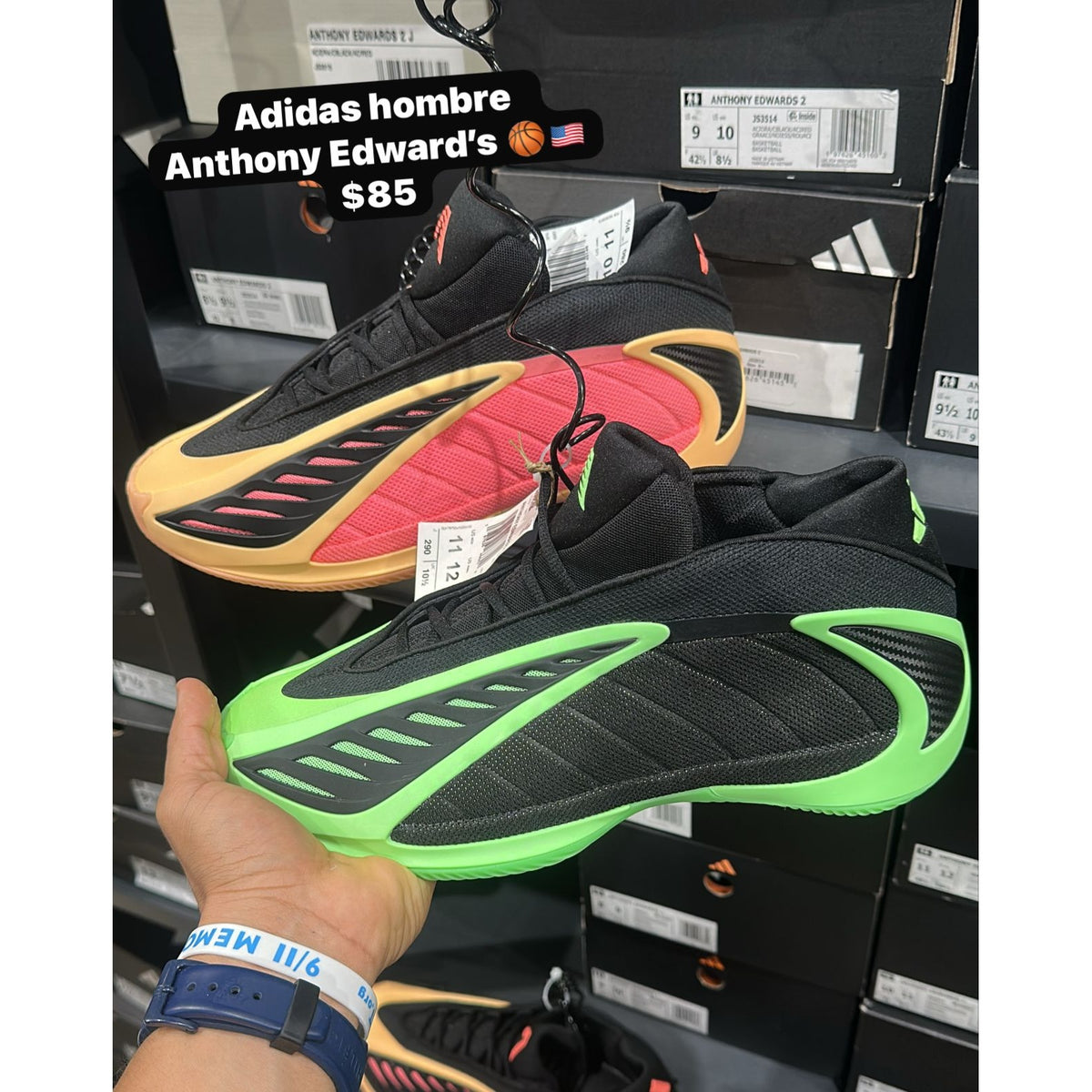 Zapatos Adidas Anthony Edwards para hombre - modelo 171 - Moi Compras