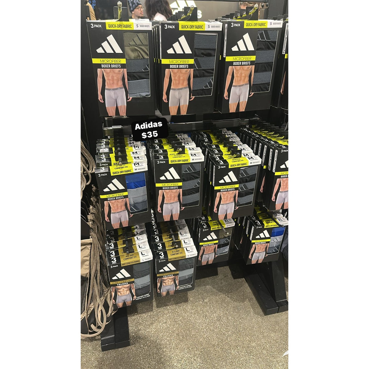 Bóxeres Adidas para hombre - paquete de 3 - Moi Compras