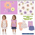 Set Pekkle bebé x4 floral - Moi Compras