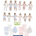 Set Hudson Baby bebé x5 niña - Moi Compras