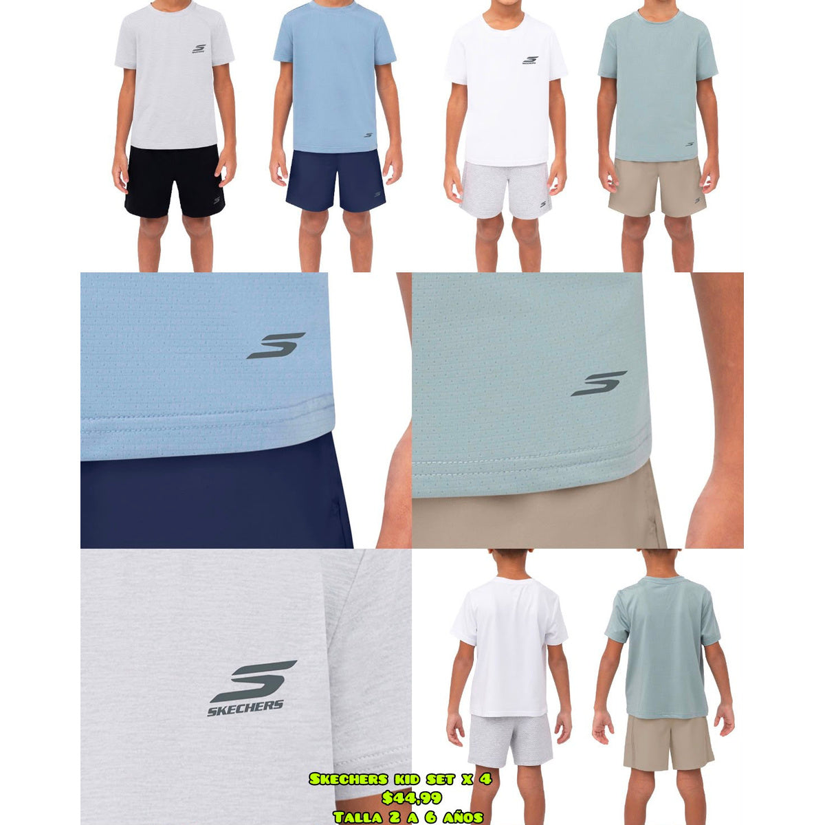 Pack Skechers niño x4 - Moi Compras