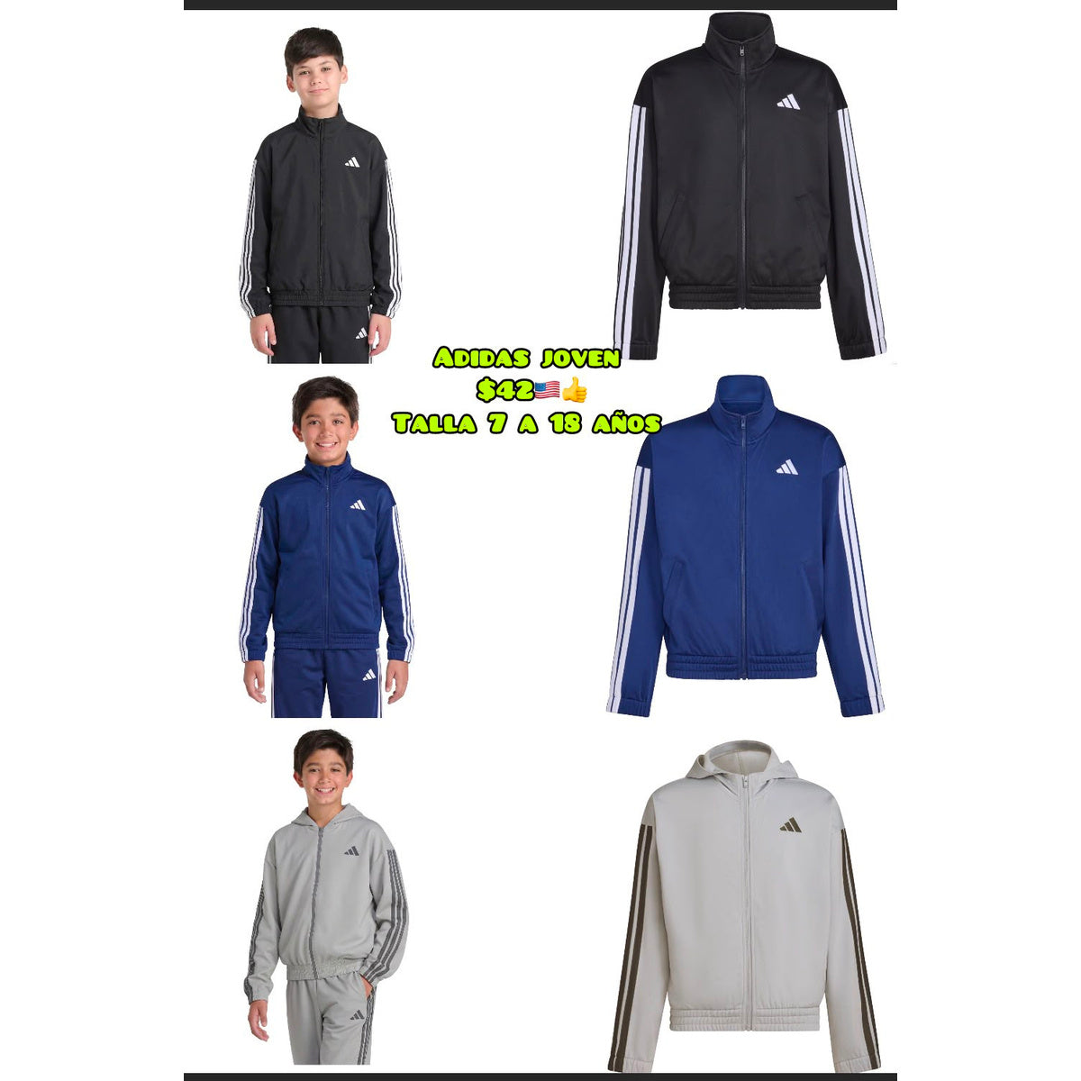 Chaqueta Adidas juvenil - Moi Compras