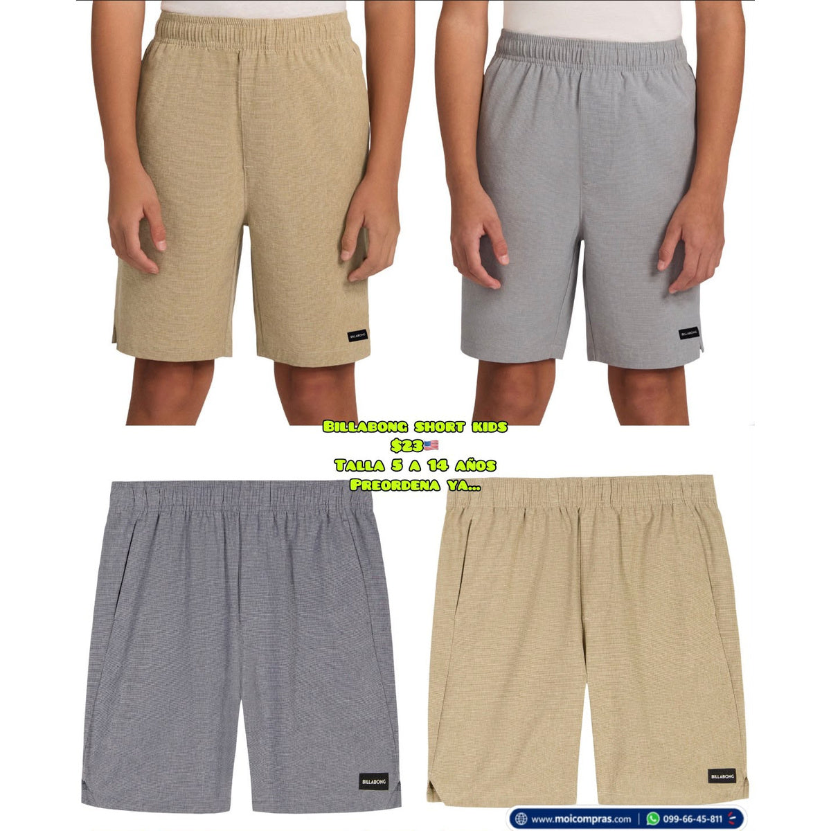 Short Billabong niño - Moi Compras