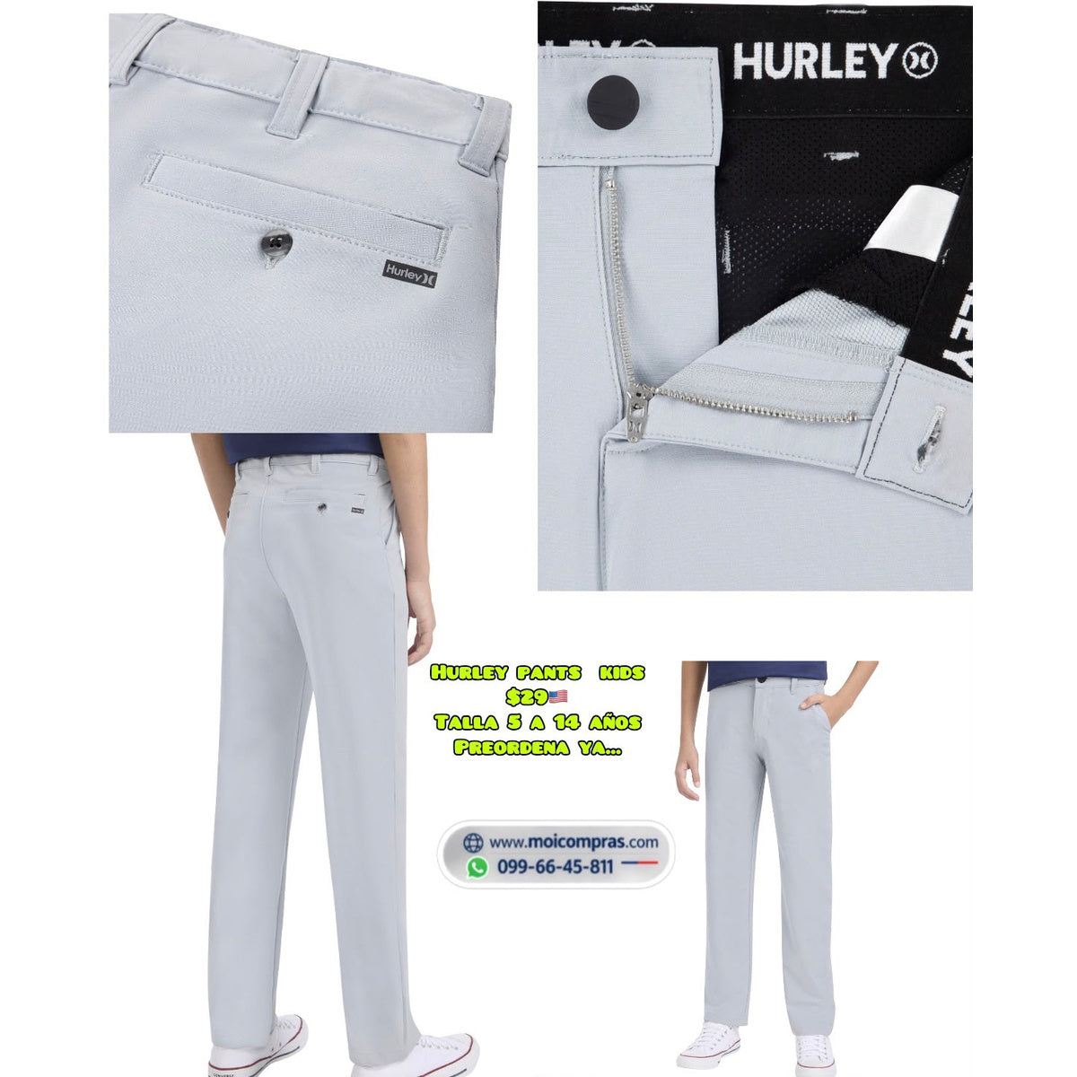 Pantalón Hurley niño - Moi Compras