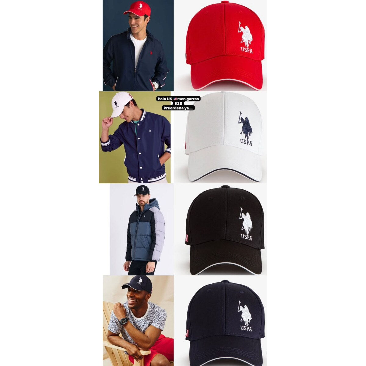 Gorra U.S. Polo Assn. para hombre - Modelo 007