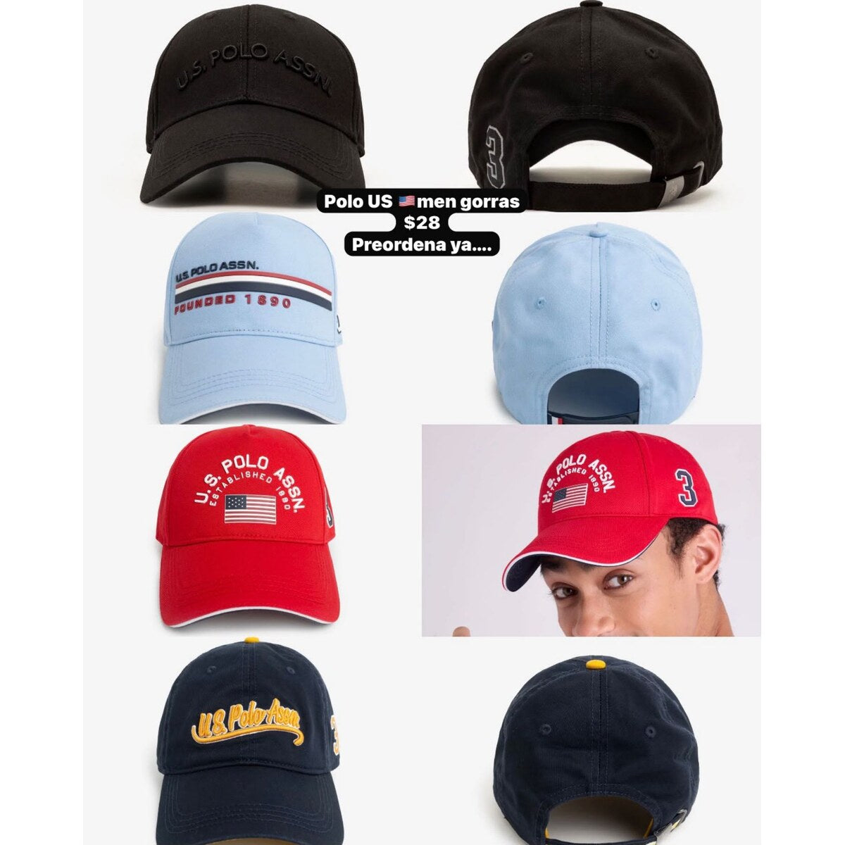 Gorra U.S. Polo Assn. para hombre - Modelo 009
