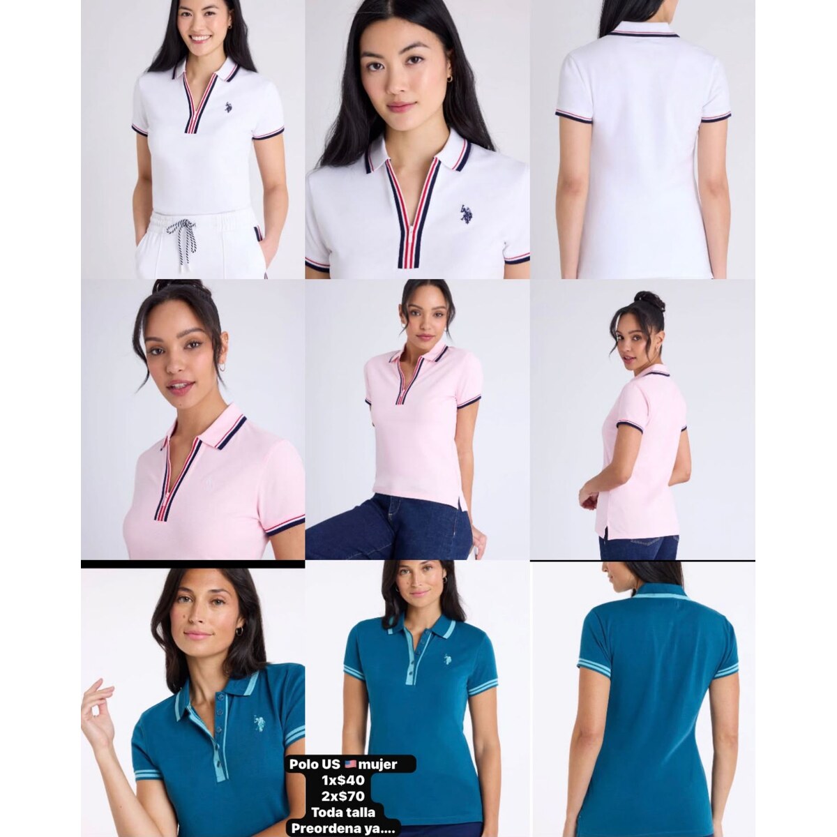 Polo U.S. Polo Assn. para mujer - Modelo 034