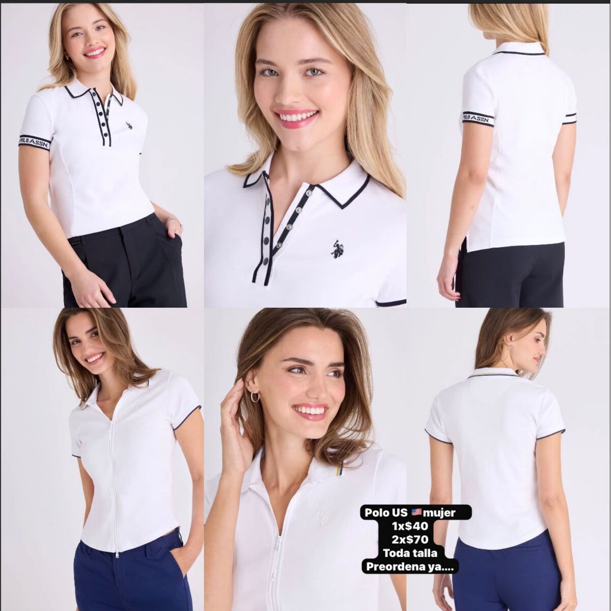 Polo U.S. Polo Assn. para mujer - Modelo 035