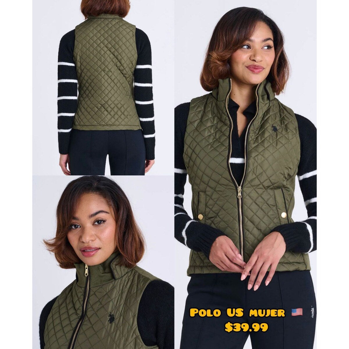 Chaleco U.S. Polo Assn. para mujer - Modelo 059