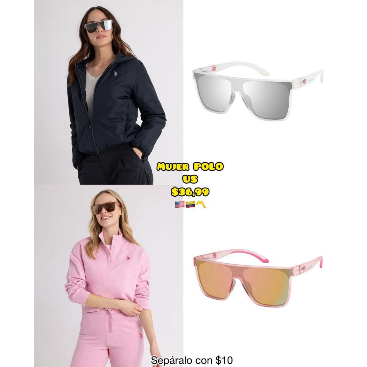 Lentes de sol U.S. Polo Assn. para mujer - Modelo 096