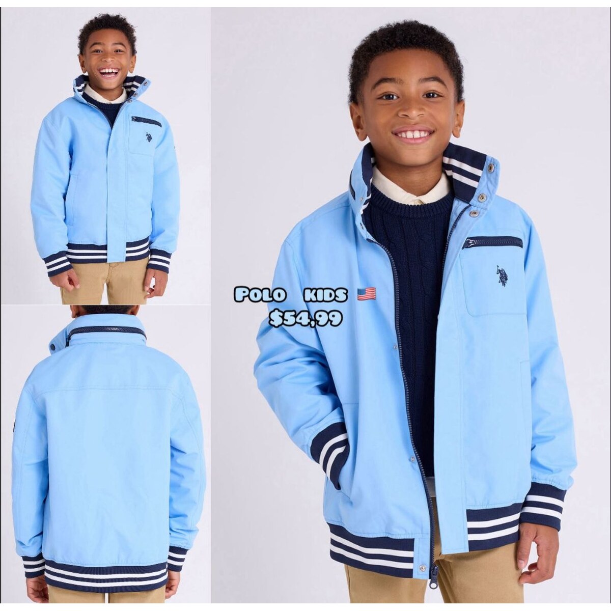 Chaqueta U.S. Polo Assn. para niños - Modelo 115