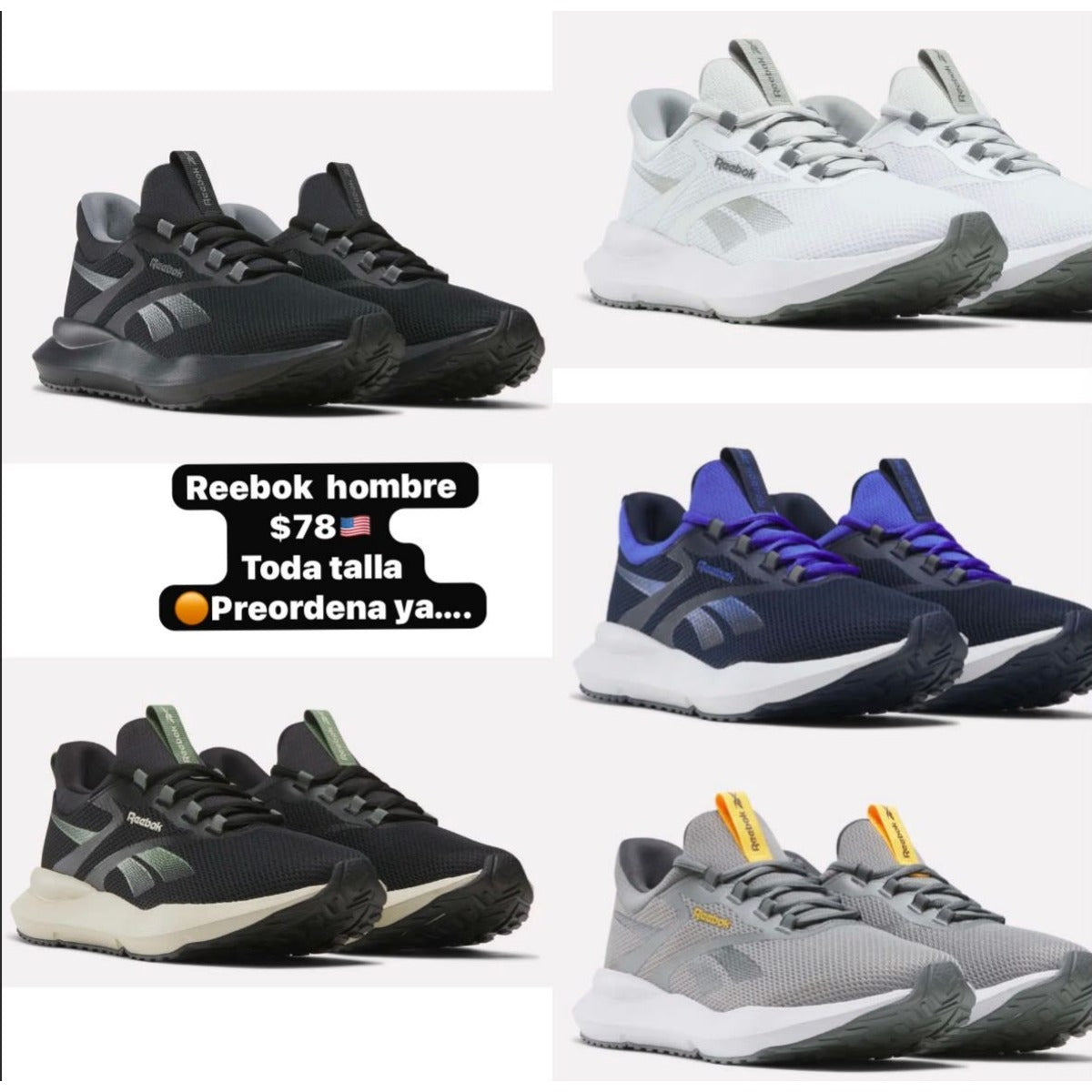 Zapatos deportivos Reebok para hombre - Modelo 01
