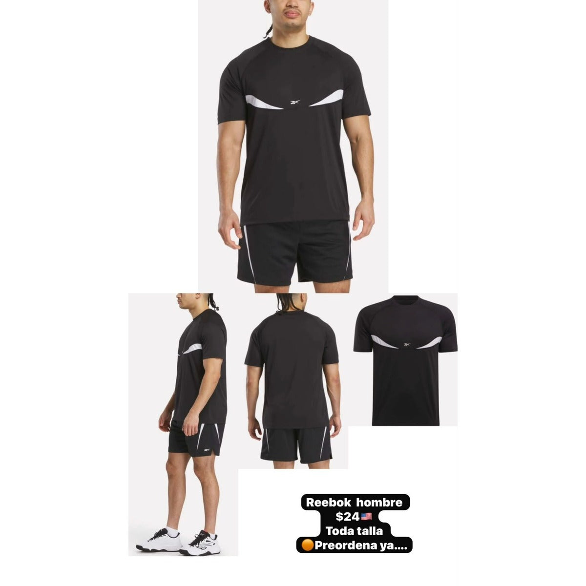 Camiseta Reebok para hombre - Modelo 09