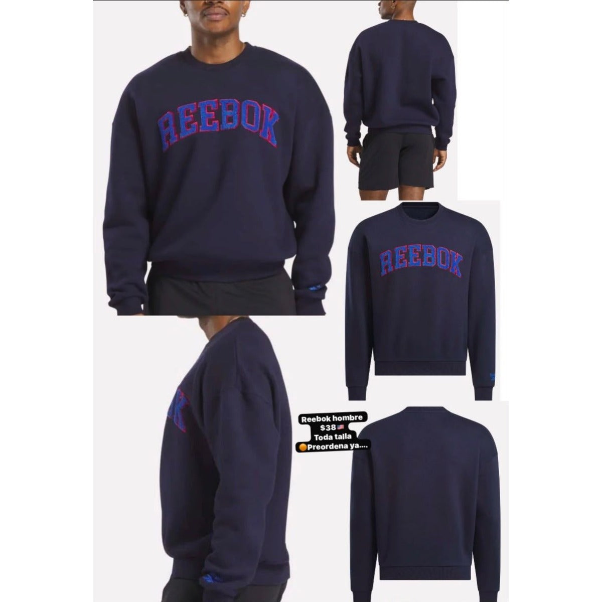 Sudadera Reebok para hombre - Modelo 12