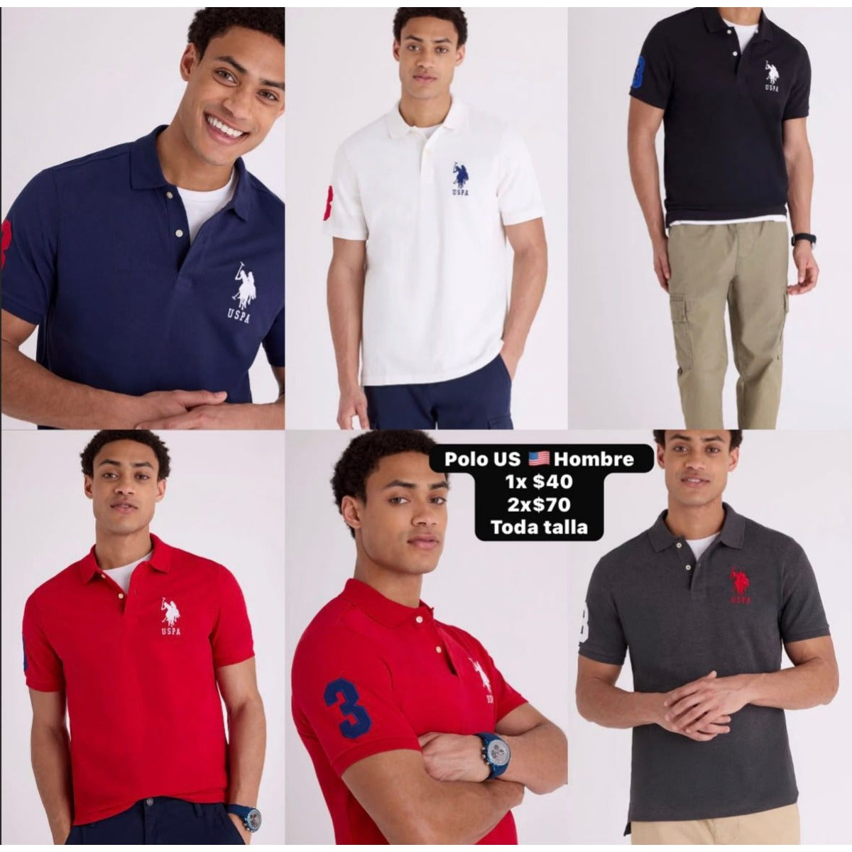Polo U.S. Polo Assn. para hombre - Modelo 18