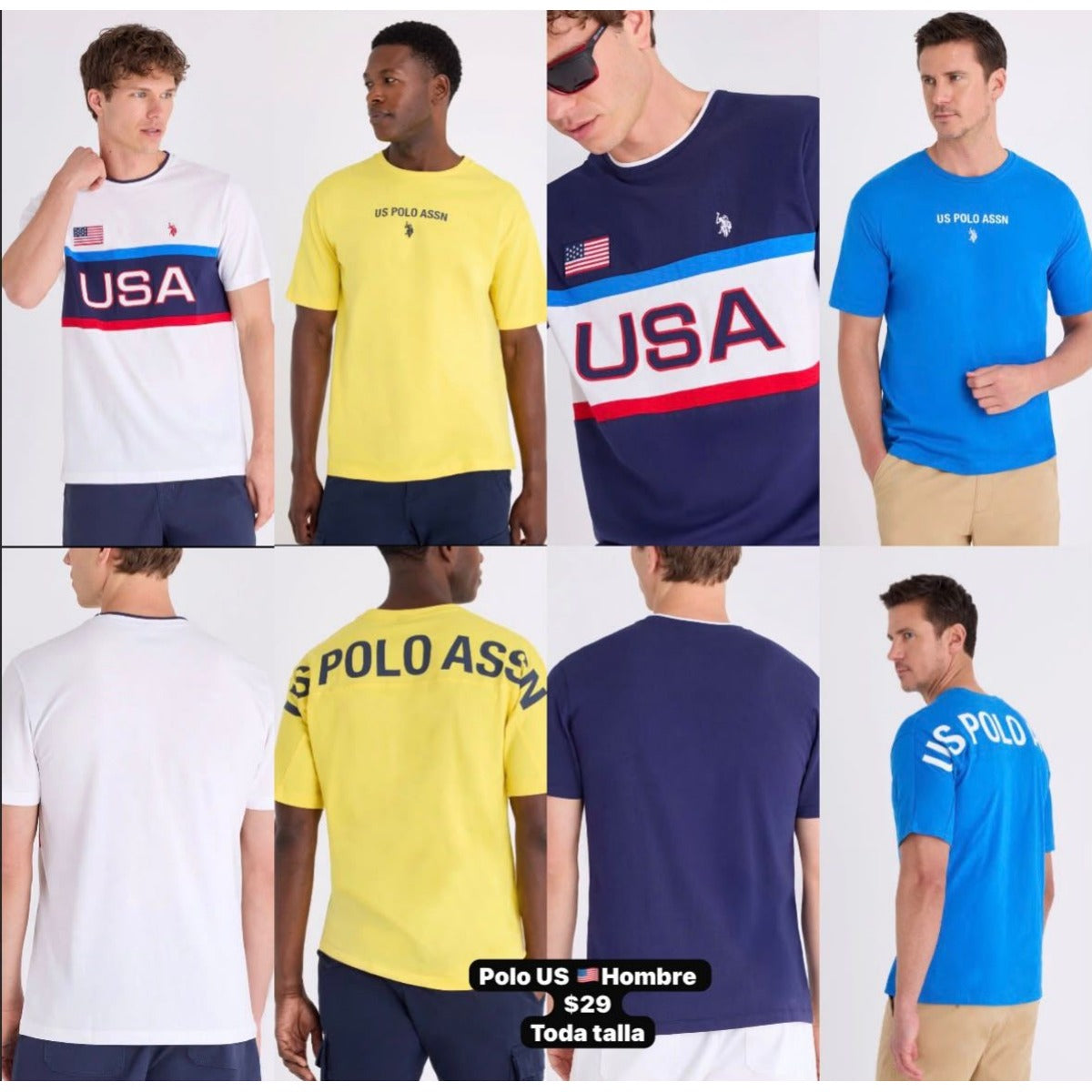 Camiseta U.S. Polo Assn. para hombre - Modelo 37