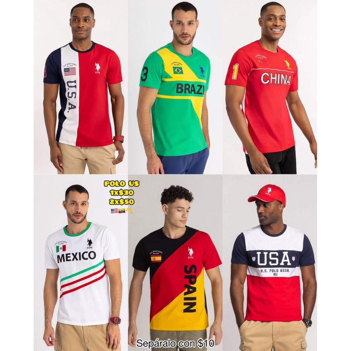 Camiseta U.S. Polo Assn. para hombre - Modelo 42