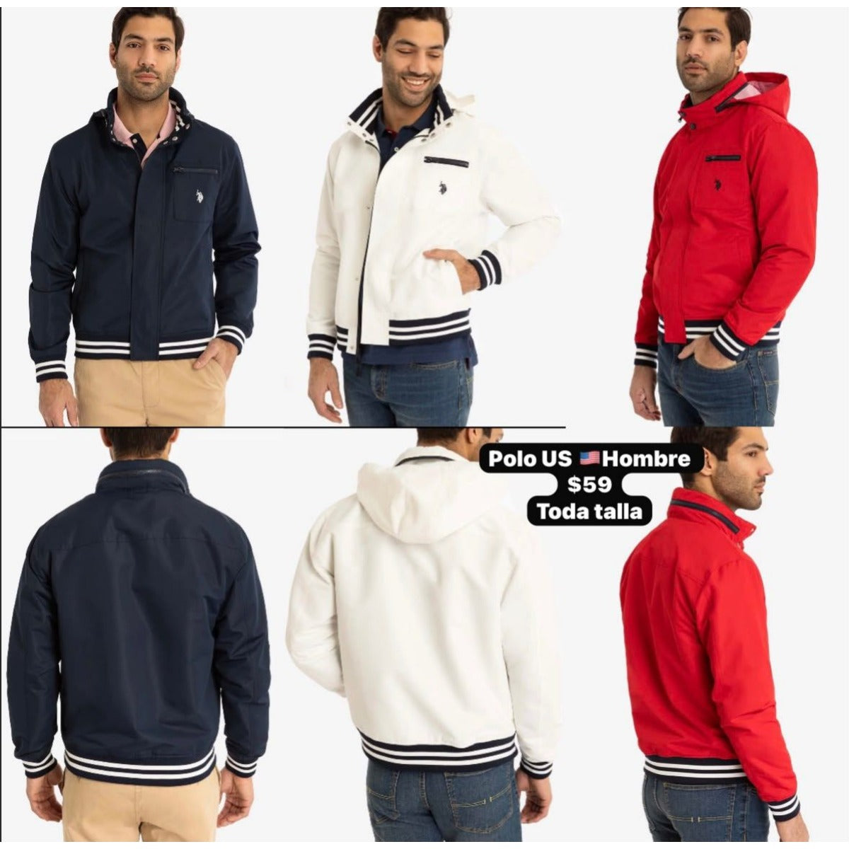 Chaqueta U.S. Polo Assn. para hombre - Modelo 60