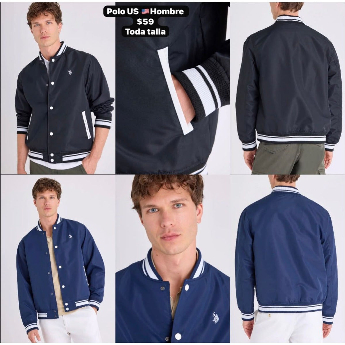 Chaqueta U.S. Polo Assn. para hombre - Modelo 61