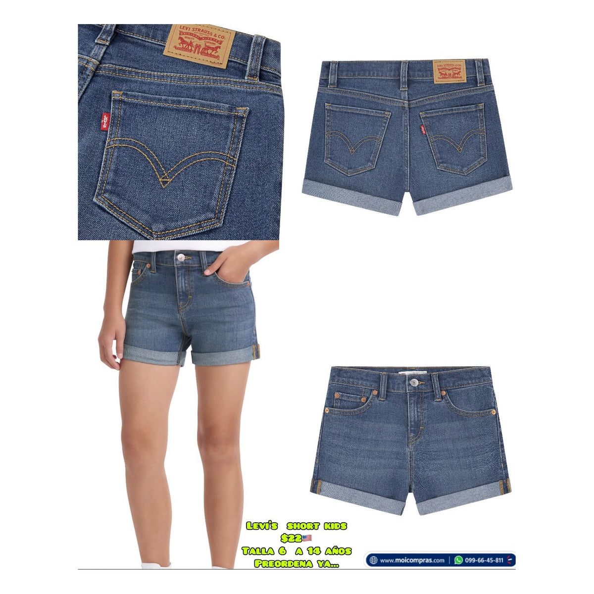Short Levi’s Kids - Tercer día 160 - Moi Compras
