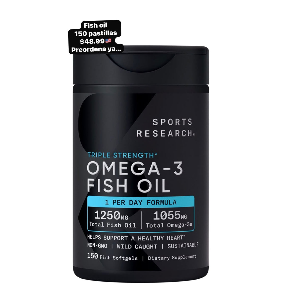 Sports Research Omega-3 Fish Oil x150 - Moi Compras