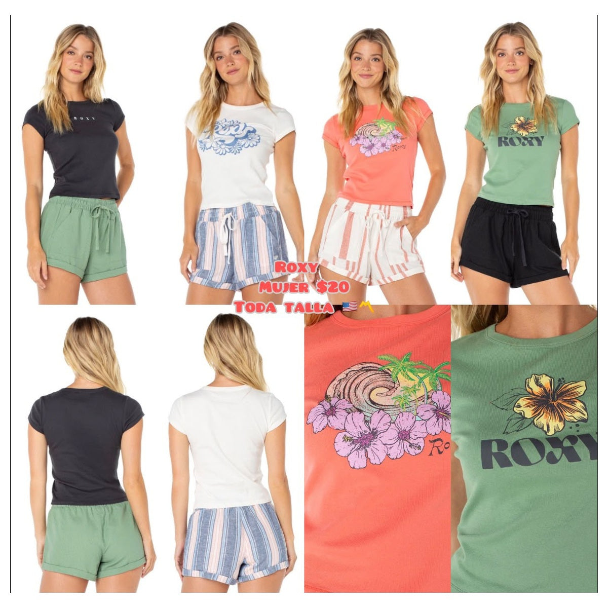 Camiseta Roxy para mujer - Moi Compras
