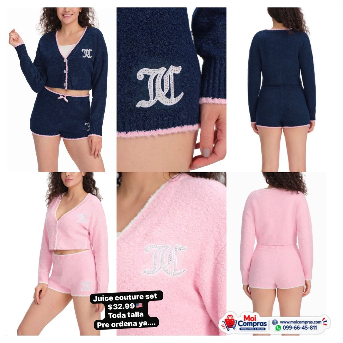 Set tejido Juicy Couture para mujer - Moi Compras