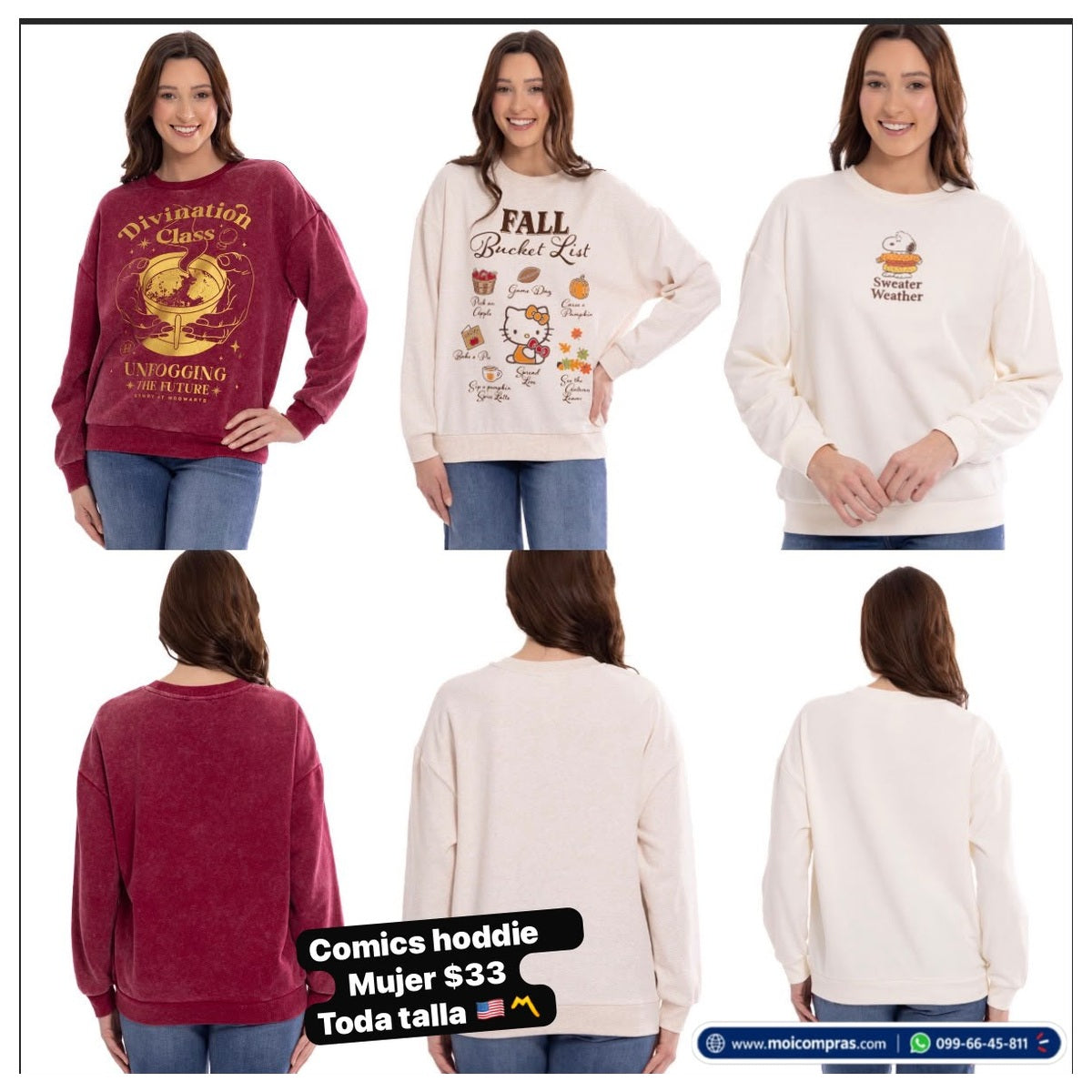 Buzo cómic para mujer - Moi Compras