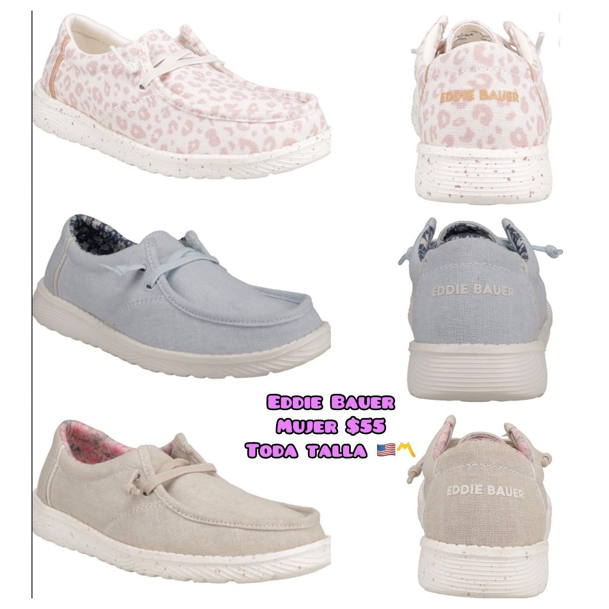 Zapatos casuales Eddie Bauer para mujer - Moi Compras