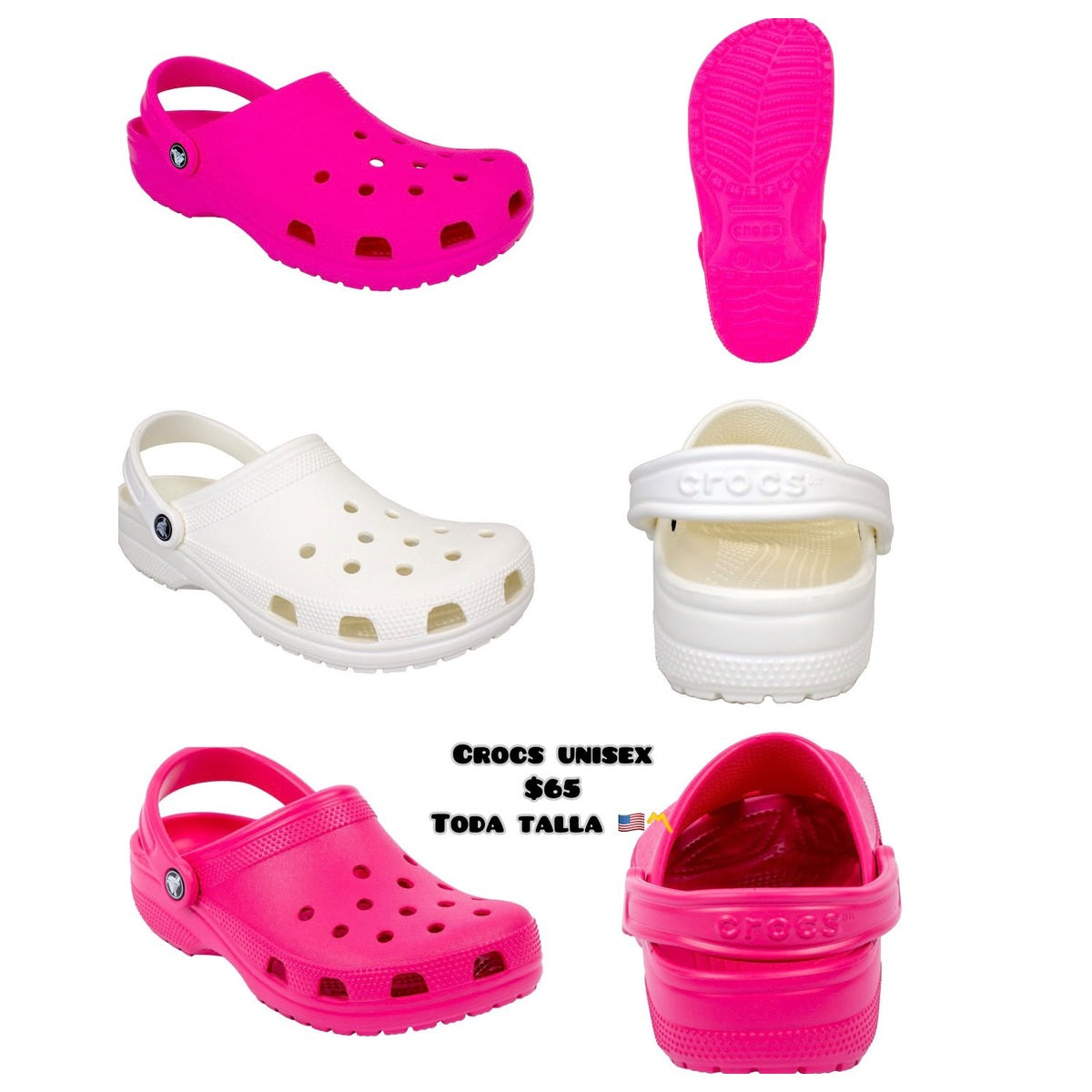 Crocs Classic unisex - tonos vivos - Moi Compras