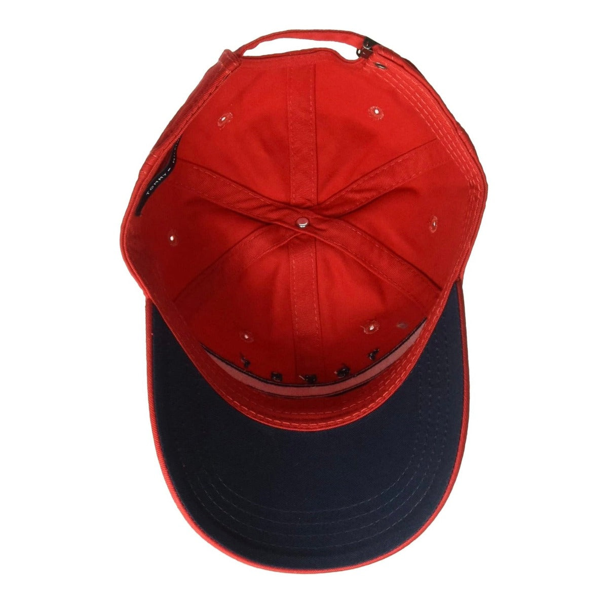 Tommy Hilfiger Gorra Ajustable de Béisbol de Algodón Avery para Hombre, Rojo varios colores