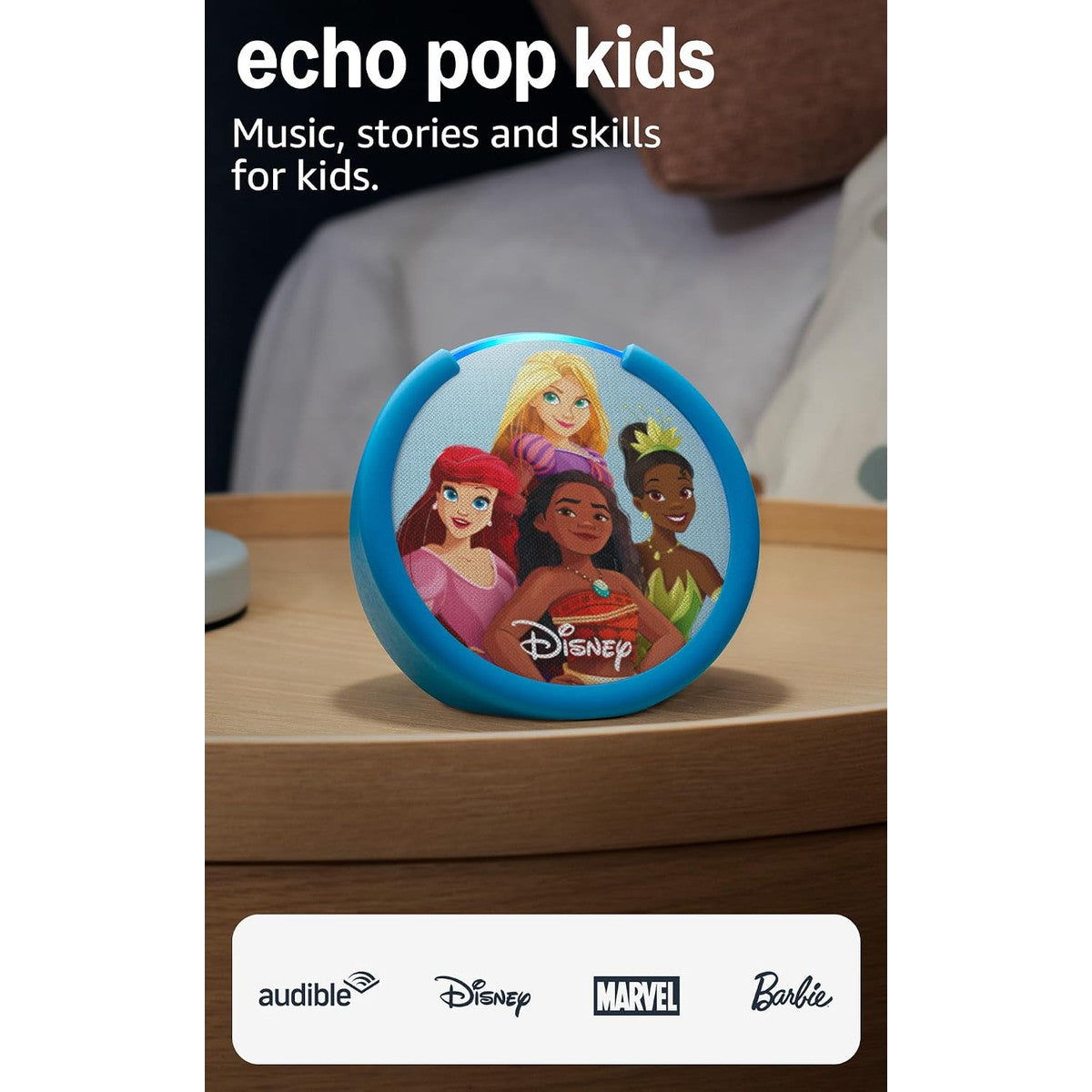 Amazon Echo Pop Kids - Disney Princess