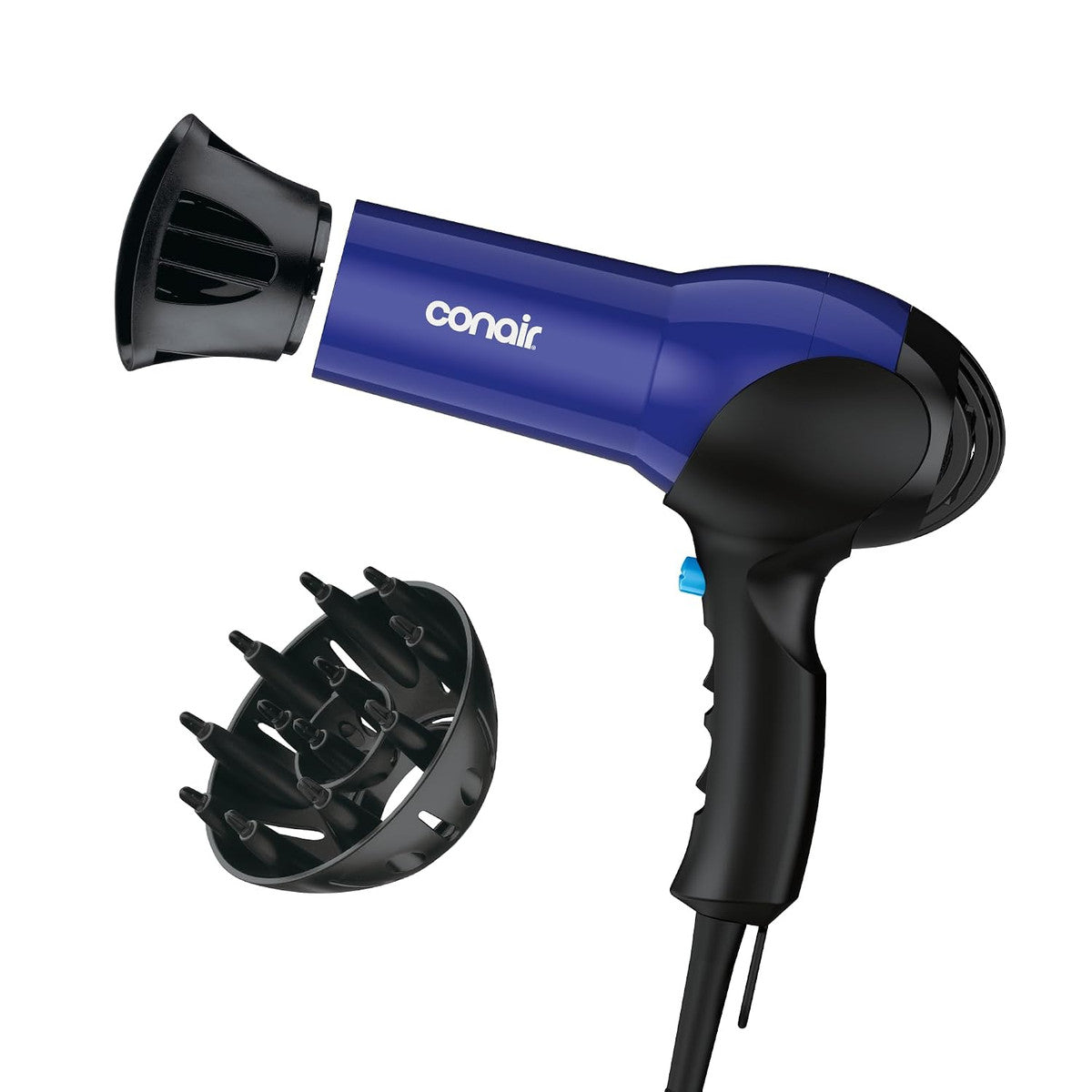 Secador Conair Iónico 1875 W - Negro - Práctico para incorporar a tu rutina - Diseñado para brindar comodidad en cada uso