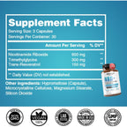 Benevolent NAD+ Suplemento de 1050 mg - 90 cápsulas