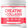 Creatina para Mujer con Colágeno y BCAA - 30 Porciones - 5 G - 5000 mg - 1000 mg