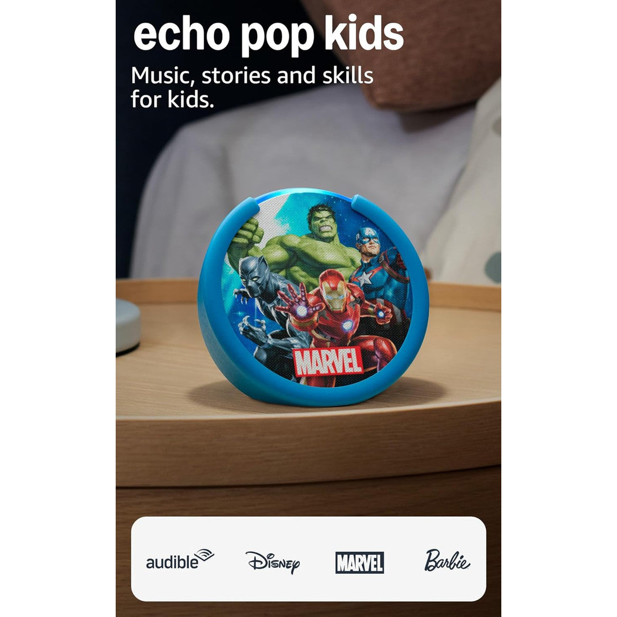 Amazon Echo Pop Kids - Marvel Avengers - Marvel's Avengers